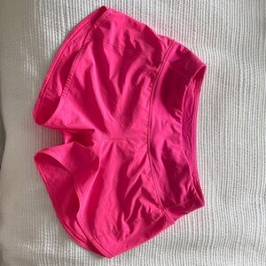 lululemon athletica Bright Pink Athletic Shorts